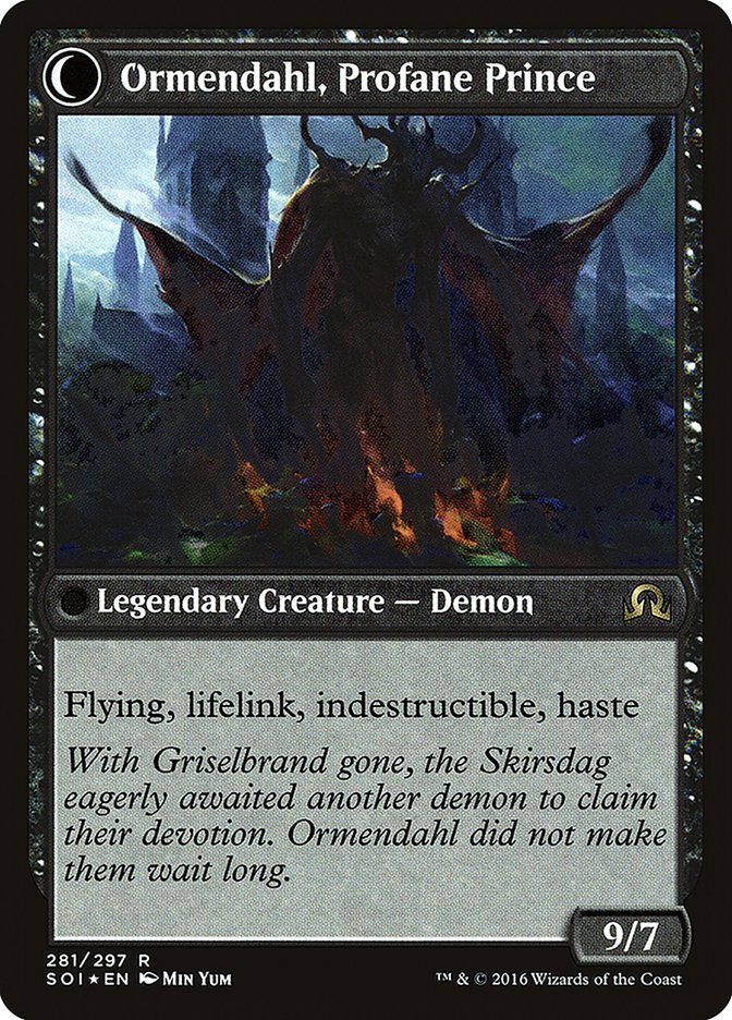 {R} Westvale Abbey // Ormendahl, Profane Prince [Shadows over Innistrad Prerelease Promos][PR SOI 281]