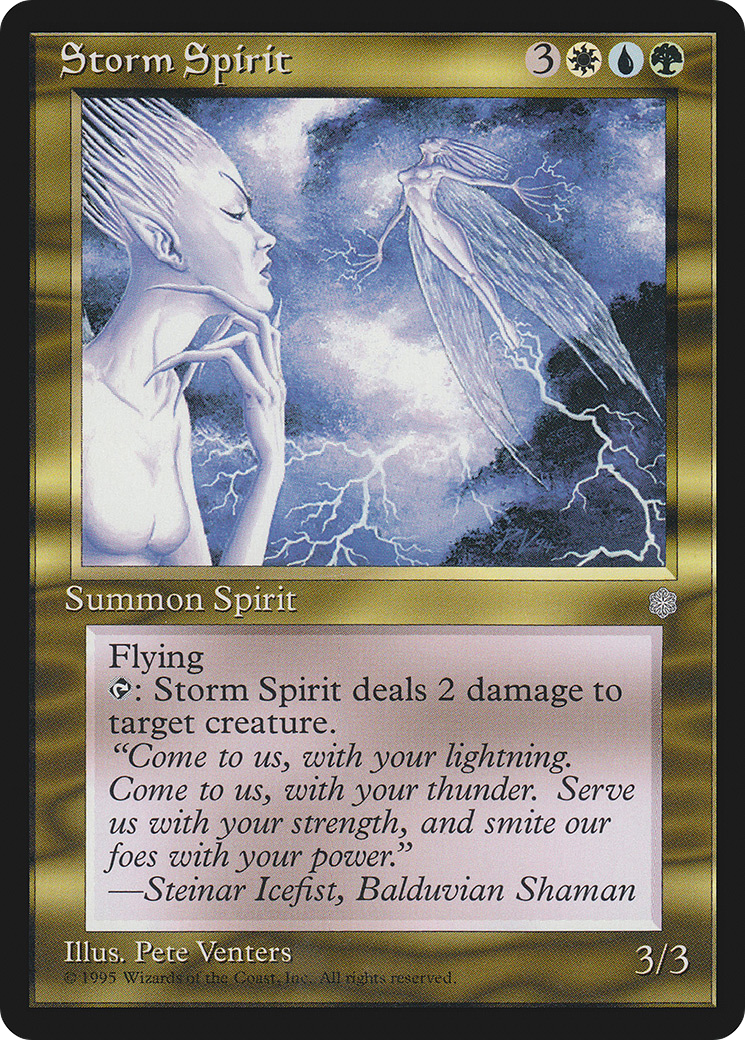 {R} Storm Spirit [Ice Age][ICE 303] - Misty Mountain Games
