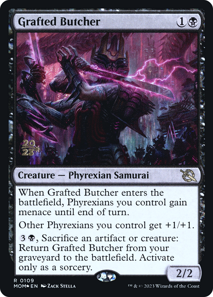 {R} Grafted Butcher [March of the Machine Prerelease Promos][PR MOM 109]