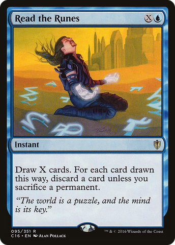 {R} Read the Runes [Commander 2016][C16 095]