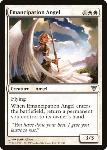 {C} Emancipation Angel [Avacyn Restored][AVR 019]