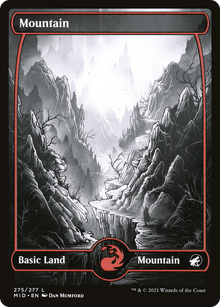 {B}[MID 275] Mountain (275) [Innistrad: Midnight Hunt]