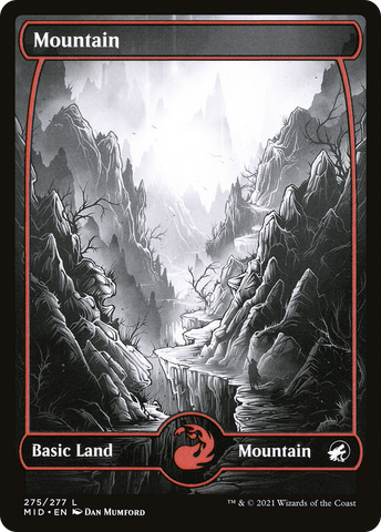 {B}[MID 275] Mountain (275) [Innistrad: Midnight Hunt]