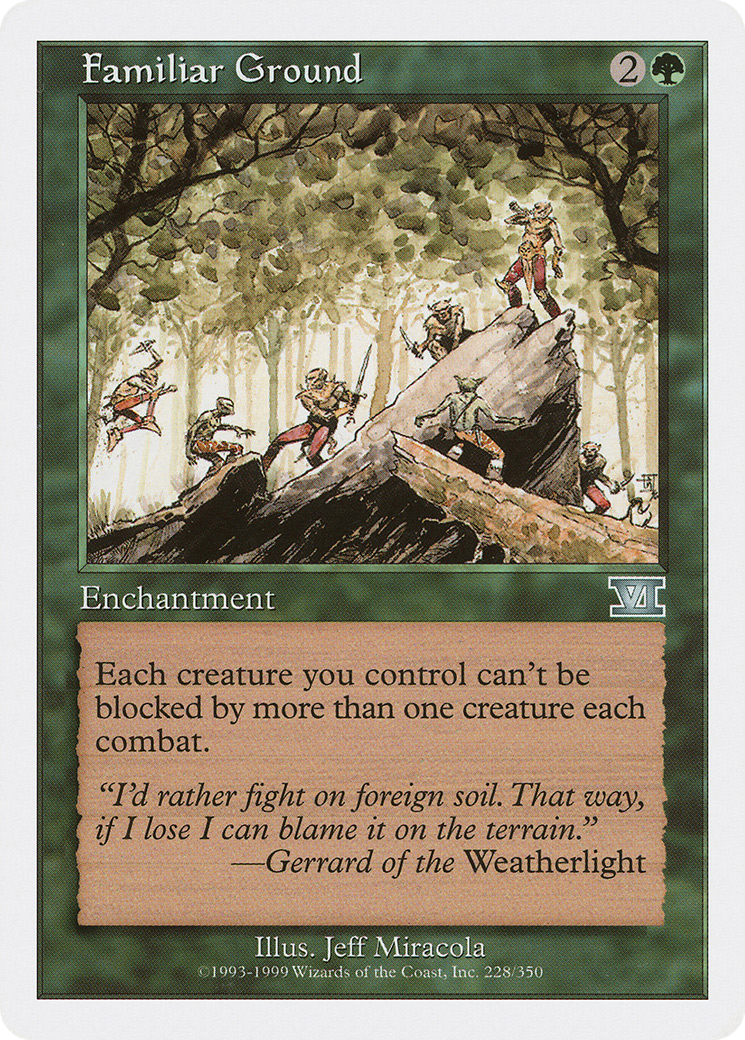 {C} Familiar Ground [Classic Sixth Edition][6ED 228]