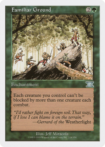 {C} Familiar Ground [Classic Sixth Edition][6ED 228]