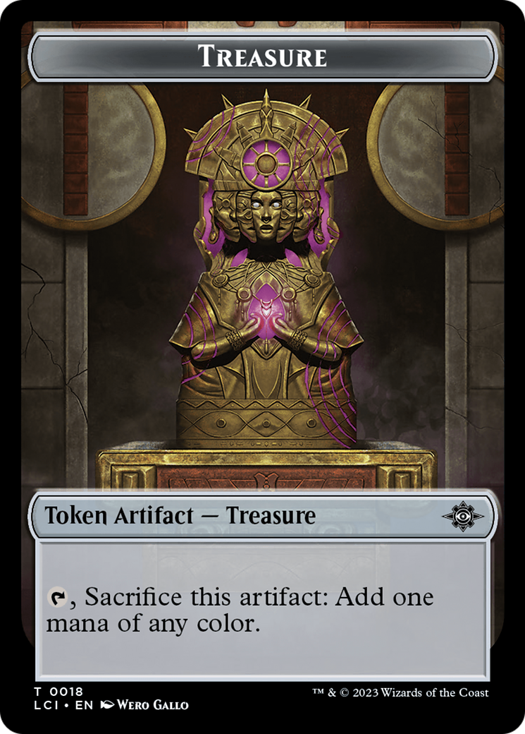 {T} Treasure (0018) // Gnome Soldier Double-Sided Token [The Lost Caverns of Ixalan Tokens][TLCI 18//3]