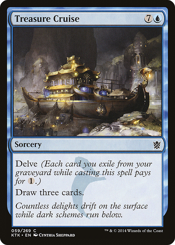 {C} Treasure Cruise [Khans of Tarkir][KTK 059] - Misty Mountain Games