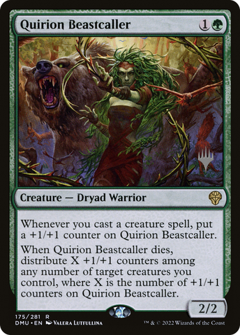 {R} Quirion Beastcaller (Promo Pack) [Dominaria United Promos][PP DMU 175]