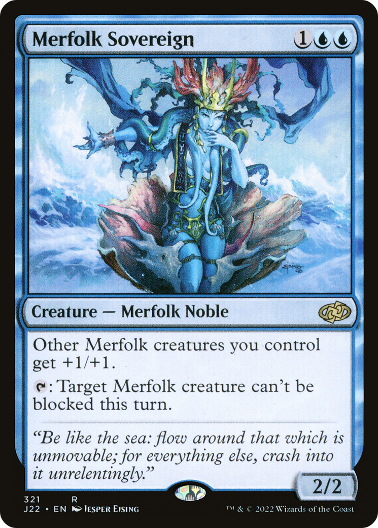 {R} Merfolk Sovereign [Jumpstart 2022][J22 321]