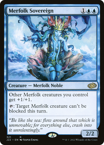 {R} Merfolk Sovereign [Jumpstart 2022][J22 321]
