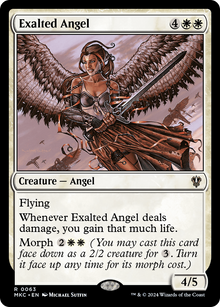{R} Exalted Angel [Murders at Karlov Manor Commander][MKC 063]