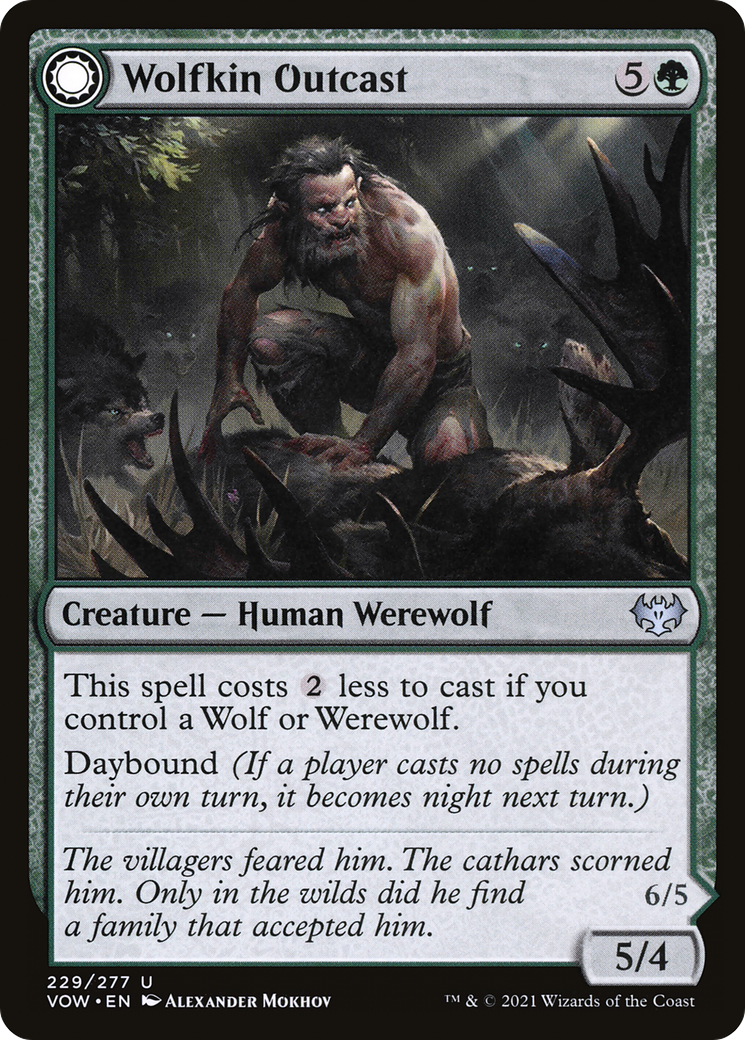 {C} Wolfkin Outcast // Wedding Crasher [Innistrad: Crimson Vow][VOW 229]