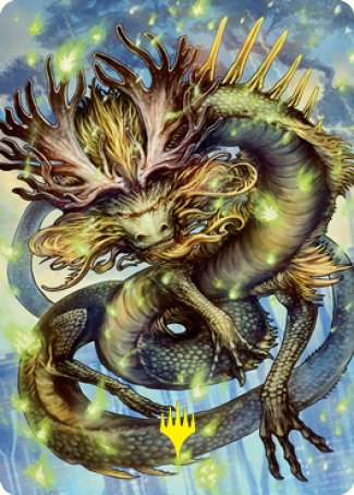 {A} Kura, the Boundless Sky Art Card (Gold-Stamped Signature) [Kamigawa: Neon Dynasty Art Series][GS ANEO 066]