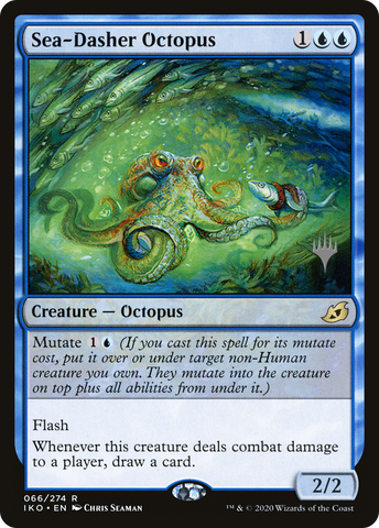 {R} Sea-Dasher Octopus (Promo Pack) [Ikoria: Lair of Behemoths Promos][PP IKO 066]