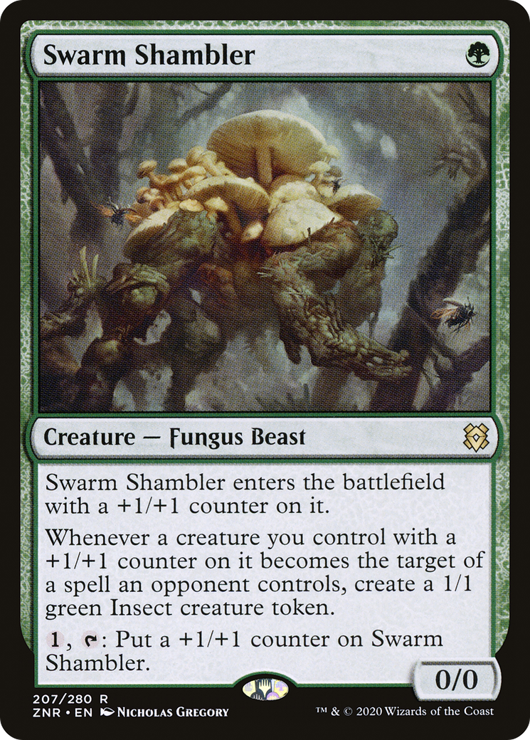 {R} Swarm Shambler [Zendikar Rising][ZNR 207]