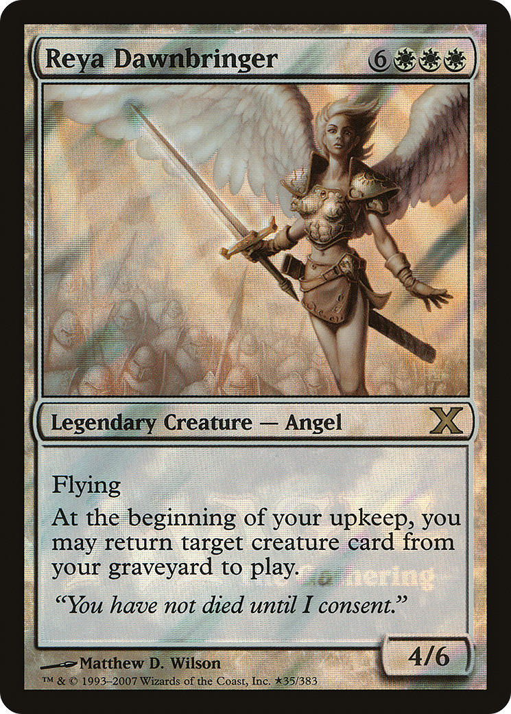 {R} Reya Dawnbringer [Tenth Edition Prerelease Promos][PR 10E 035] - Misty Mountain Games
