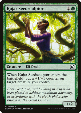 {C} Kujar Seedsculptor [Duel Decks: Elves vs. Inventors][DDU 015]