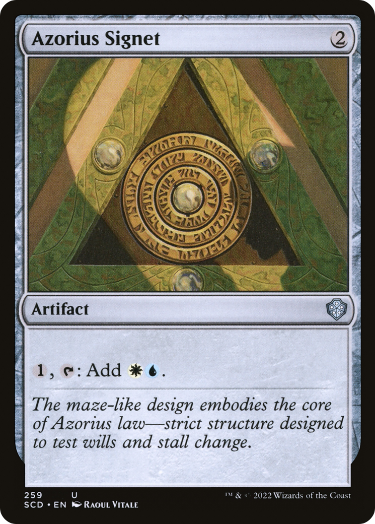 {C} Azorius Signet [Starter Commander Decks][SCD 259]