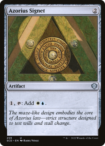 {C} Azorius Signet [Starter Commander Decks][SCD 259]