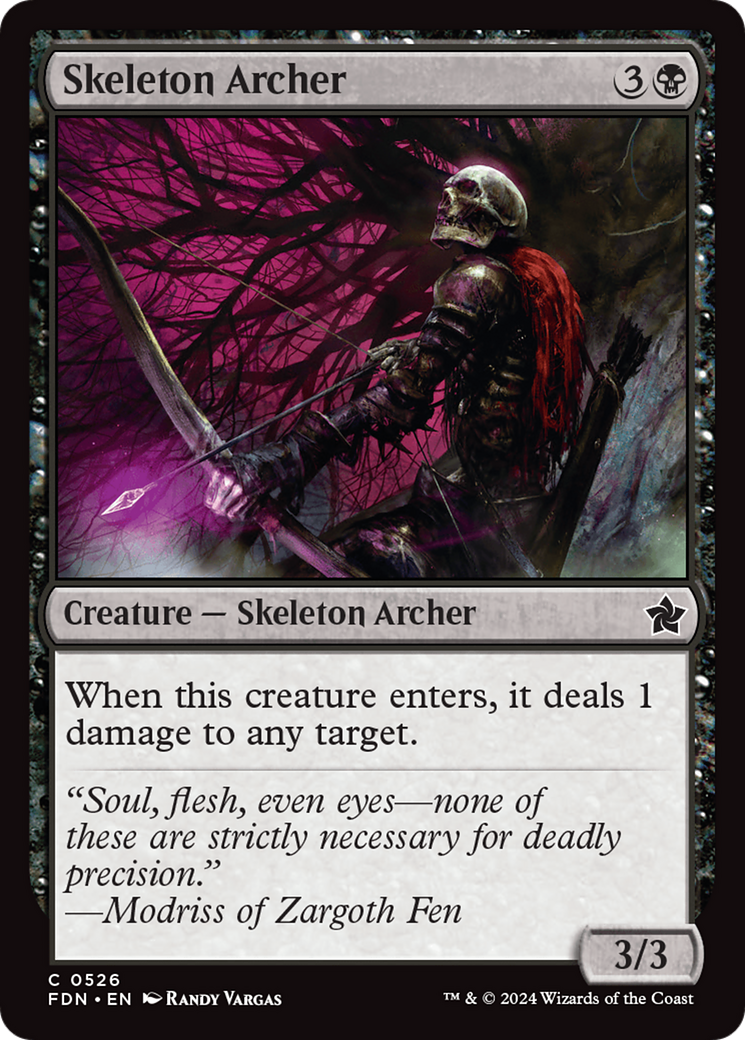 {@C} Skeleton Archer [Foundations][FDN 526]