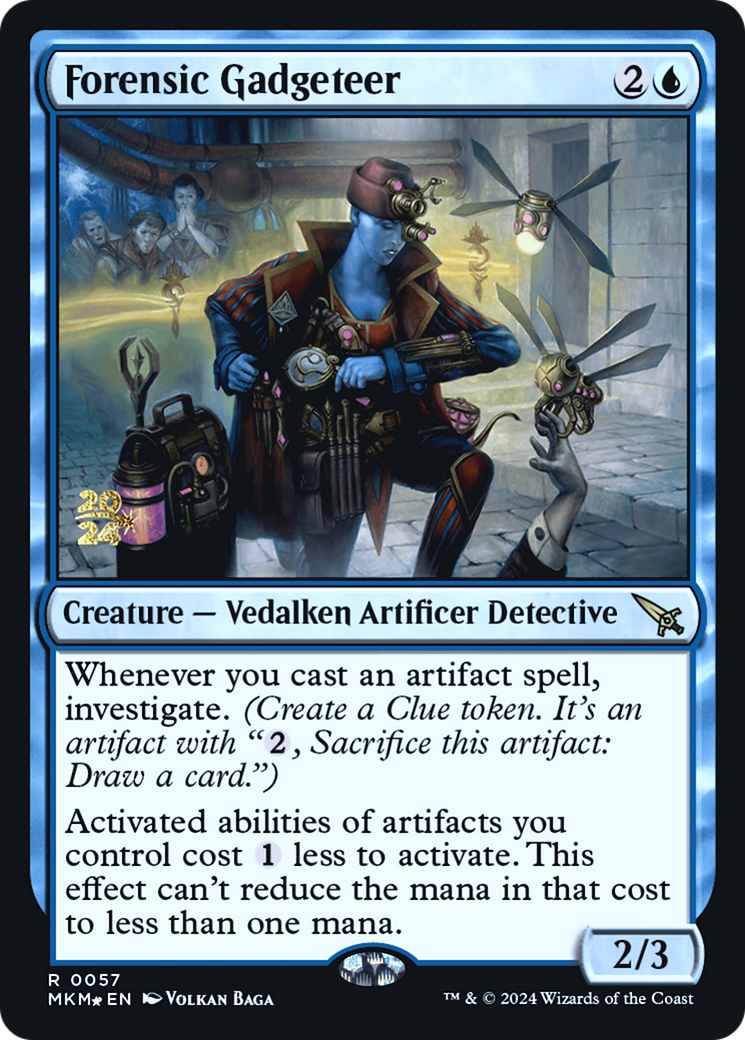 {R} Forensic Gadgeteer [Murders at Karlov Manor Prerelease Promos][PR MKM 057]