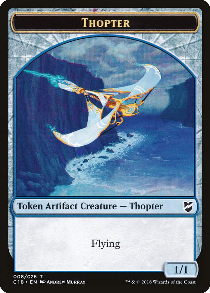 {T} Myr (007) // Thopter (008) Double-sided Token [Commander 2018 Tokens][TC18 007]