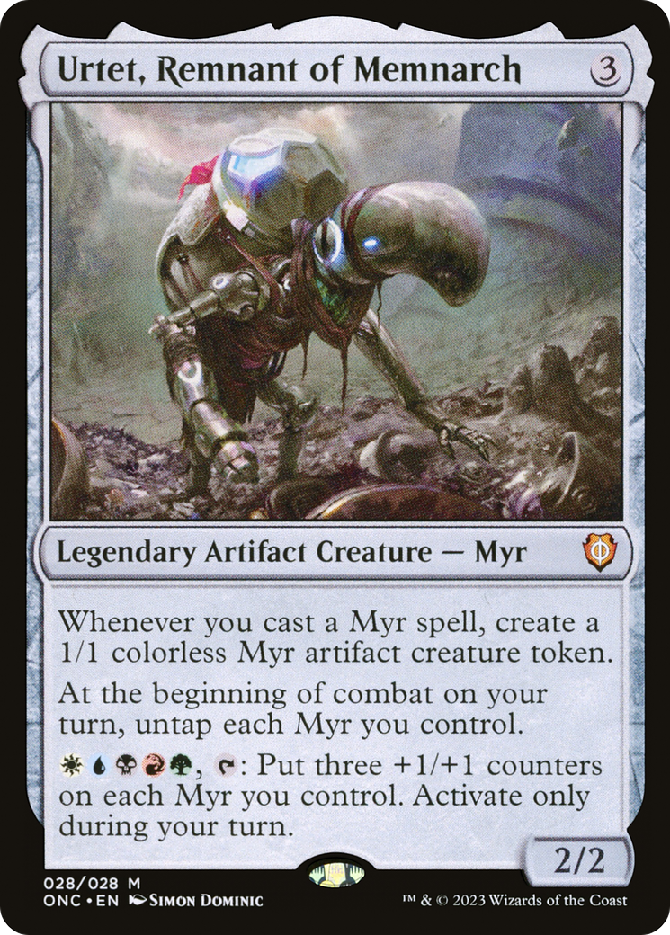 {R} Urtet, Remnant of Memnarch [Phyrexia: All Will Be One Commander][ONC 028]