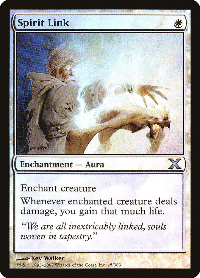 {C} Spirit Link (Premium Foil) [Tenth Edition][FP 10E 045]
