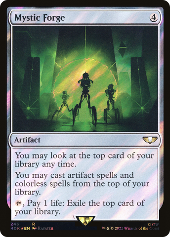 {R} Mystic Forge (Surge Foil) [Universes Beyond: Warhammer 40,000][SF 40K 246]
