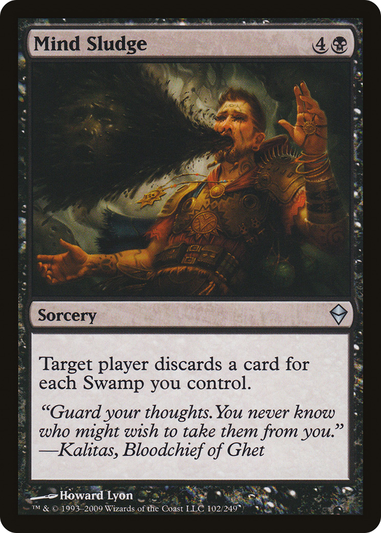 {C} Mind Sludge [Zendikar][ZEN 102]