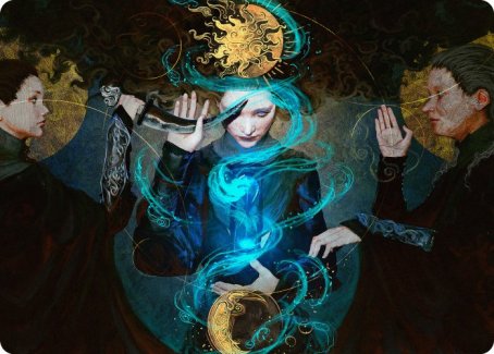 {A} Witness the Future Art Card [Innistrad: Crimson Vow Art Series][AVOW 027]