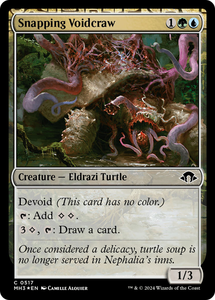 {C} Snapping Voidcraw (Ripple Foil) [Modern Horizons 3][MH3 517]