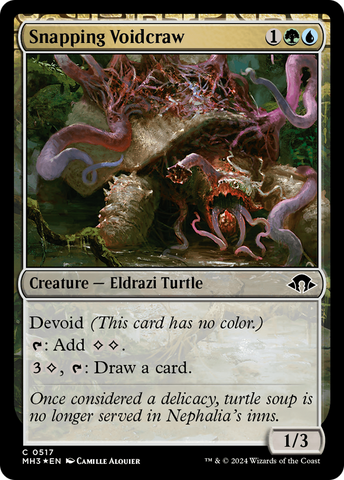 {C} Snapping Voidcraw (Ripple Foil) [Modern Horizons 3][MH3 517]