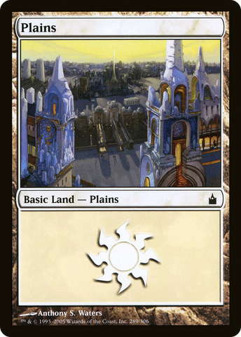 {B}[RAV 289] Plains (289) [Ravnica: City of Guilds]