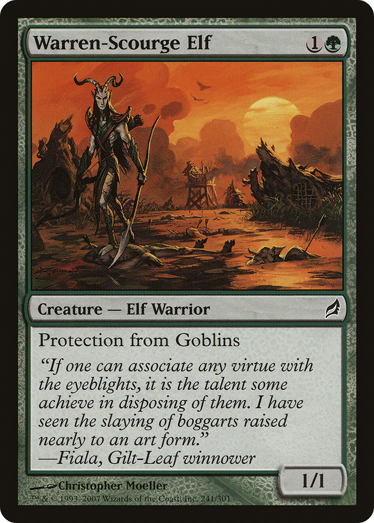 {C} Warren-Scourge Elf [Lorwyn][LRW 241]
