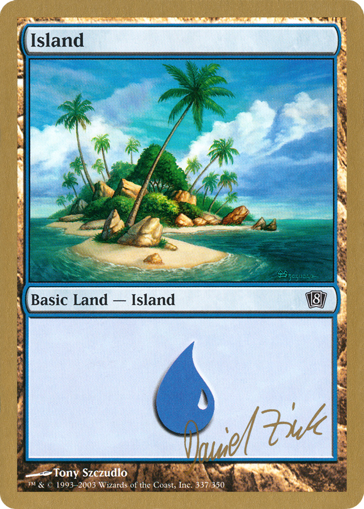 {B}[GB WC03 DZ337] Island (dz337) (Daniel Zink) [World Championship Decks 2003]
