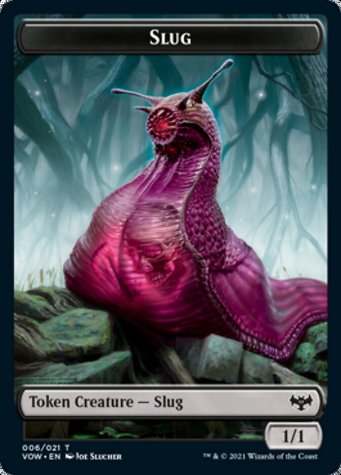 {T} Blood // Slug Double-sided Token [Innistrad: Crimson Vow Tokens][TVOW 017]