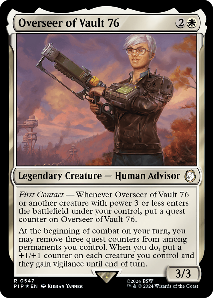 {R} Overseer of Vault 76 (Surge Foil) [Fallout][PIP 547]