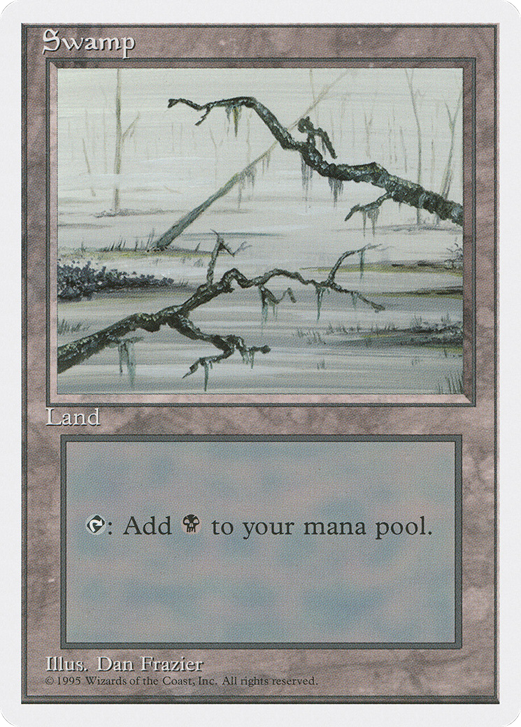 {B}[4ED 372] Swamp (372) [Fourth Edition]