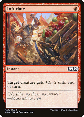 {C} Infuriate [Core Set 2020][M20 145]