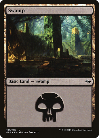 {B}[FRF 181] Swamp (181) [Fate Reforged]