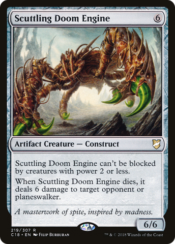 {R} Scuttling Doom Engine [Commander 2018][C18 219]