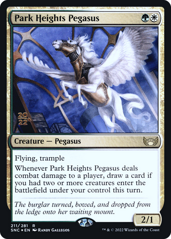 {R} Park Heights Pegasus [Streets of New Capenna Prerelease Promos][PR SNC 211]