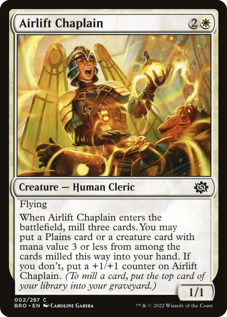{C} Airlift Chaplain [The Brothers' War][BRO 002]