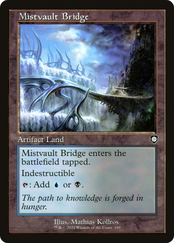 {C} Mistvault Bridge (Retro) [The Brothers' War Commander][BRC 189]