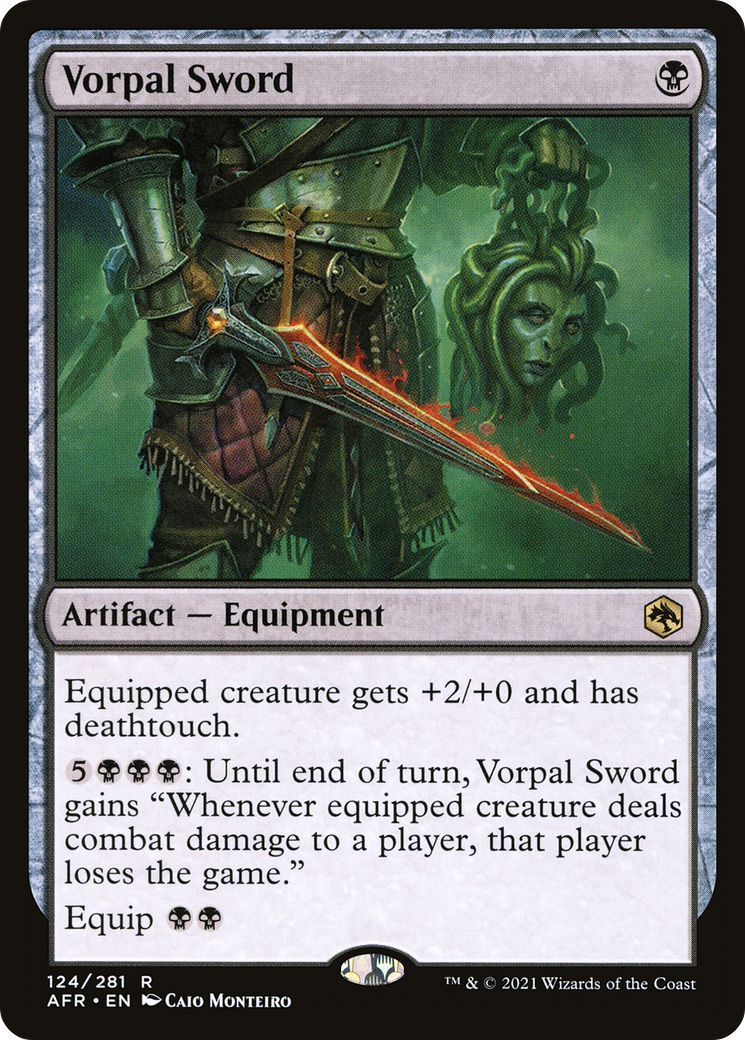 {R} Vorpal Sword [Dungeons & Dragons: Adventures in the Forgotten Realms][AFR 124]
