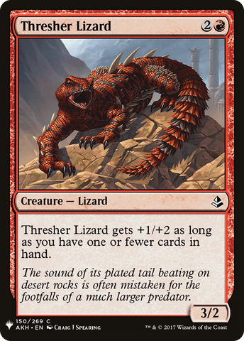 {C} Thresher Lizard [Mystery Booster][LS AKH 150]