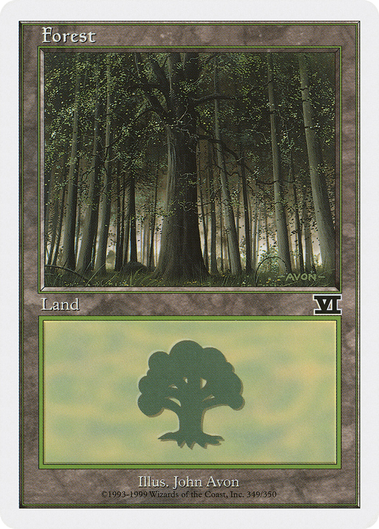 {B}[6ED 349] Forest (349) [Classic Sixth Edition]
