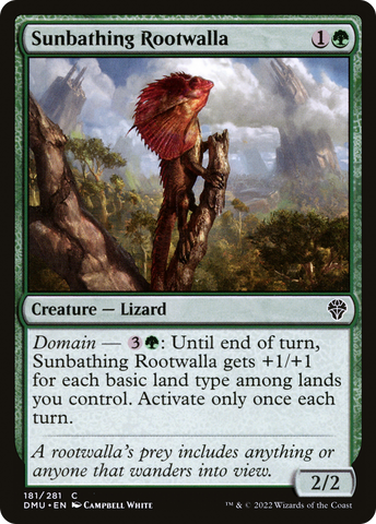 {C} Sunbathing Rootwalla [Dominaria United][DMU 181]