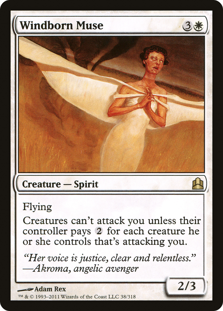 {R} Windborn Muse [Commander 2011][CMD 038]